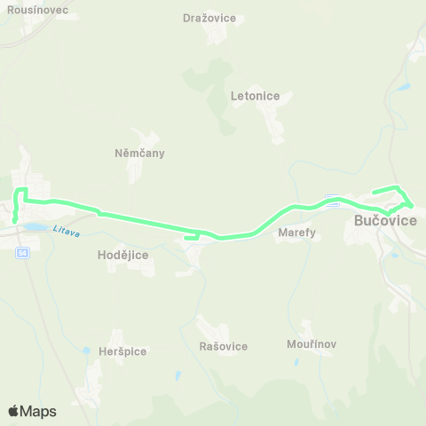 IDS JMK Bučovice - Slavkov U Brna map