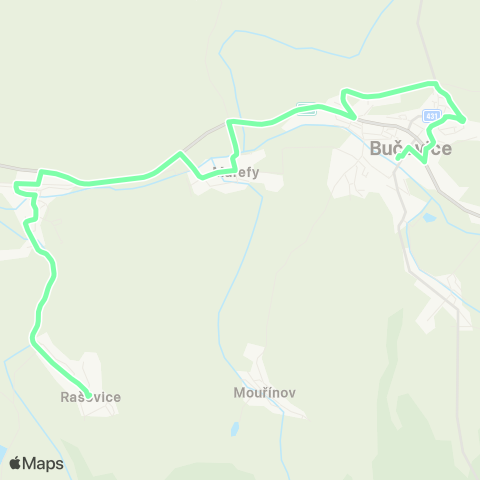 IDS JMK Bučovice - Rašovice map