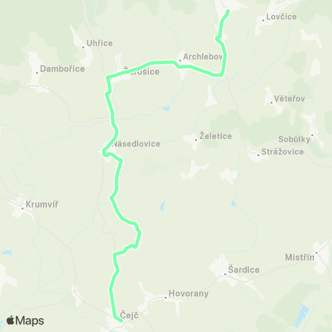 IDS JMK Ždánice - Žarošice - Násedlovice - Čejč map