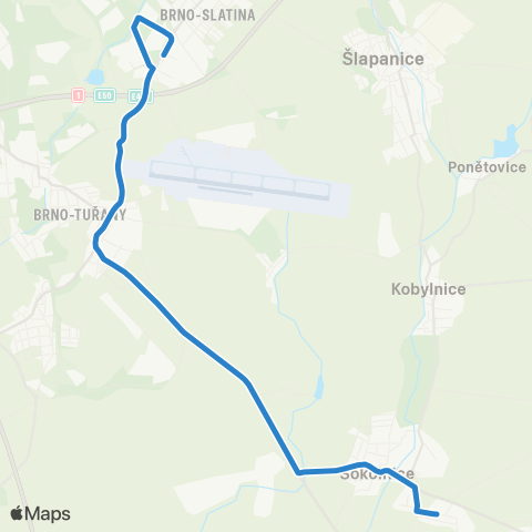 IDS JMK Brno - Sokolnice map