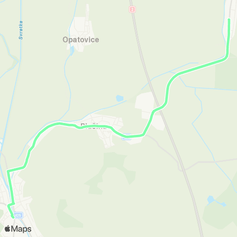 IDS JMK Měnín - Blučina - Židlochovice map