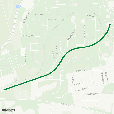 IDS JMK Novolíšeňská - Jírova map