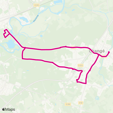 illyGO Changé - Le Mans Espal T2 map