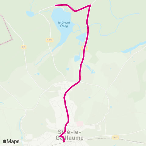 illyGO Sillé-le-Guillaume, Gare SNCF - Sillé-Plage map
