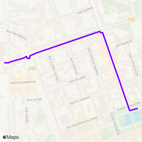 impulsyon Navette du Dimanche soir map