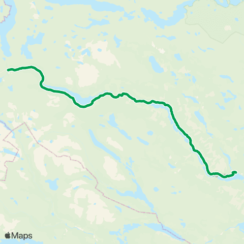 Innlandstrafikk Fagernes - Tyinkrysset map