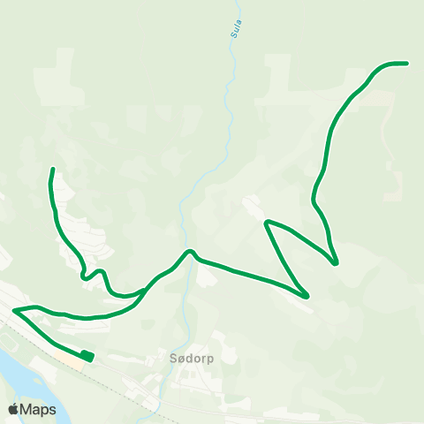 Innlandstrafikk Vinstra - Sødorp - Vinstra map