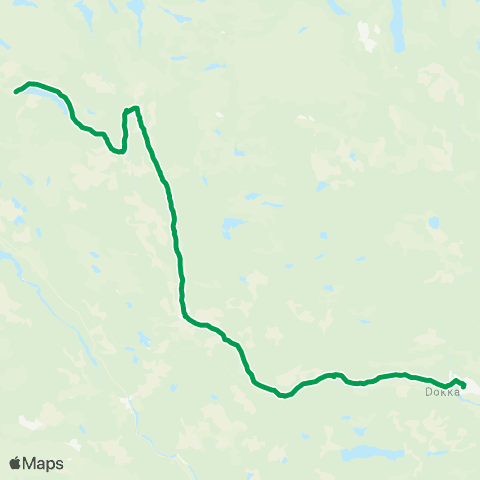 Innlandstrafikk Dokka-Tonså.-Etnedal-Fagernes map
