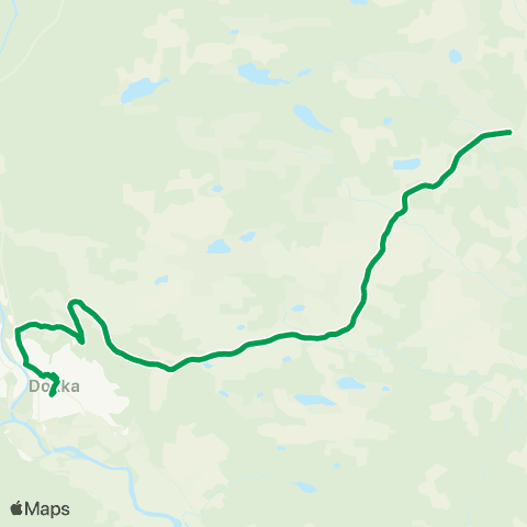 Innlandstrafikk Dokka-Snertingdal map