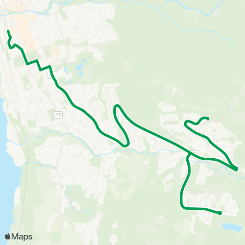 Innlandstrafikk Skysstasjonen - Røyslimoen map