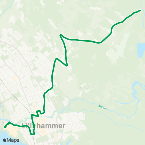 Innlandstrafikk Strandtorget - Skurvbrua map