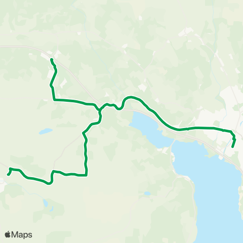 Innlandstrafikk Brumunddal - Gaupen map