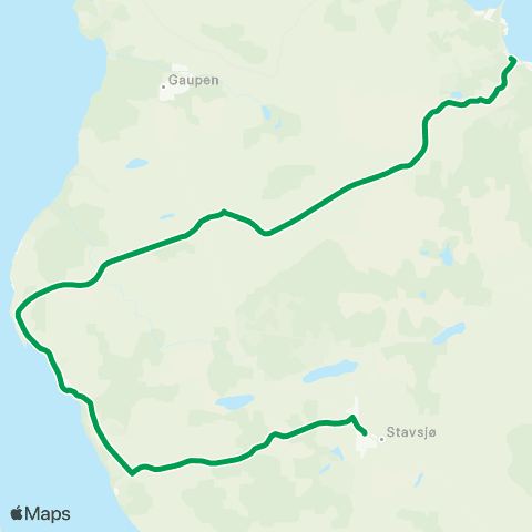 Innlandstrafikk Jølstad - Mengshol - Stavsjø map