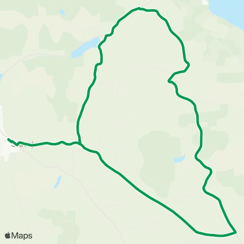 Innlandstrafikk Duengerhøgda - Nes ungdomsskoe map