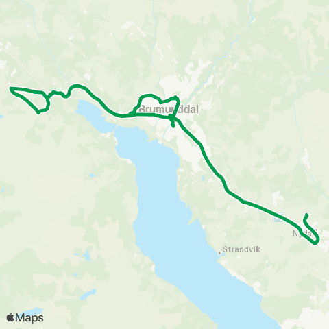 Innlandstrafikk Furnes u.sk - Solheim map