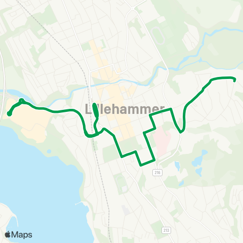 Innlandstrafikk Nybu map