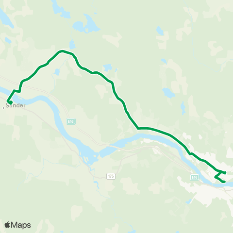 Innlandstrafikk Kongsvinger-Langeland-Edsberg map