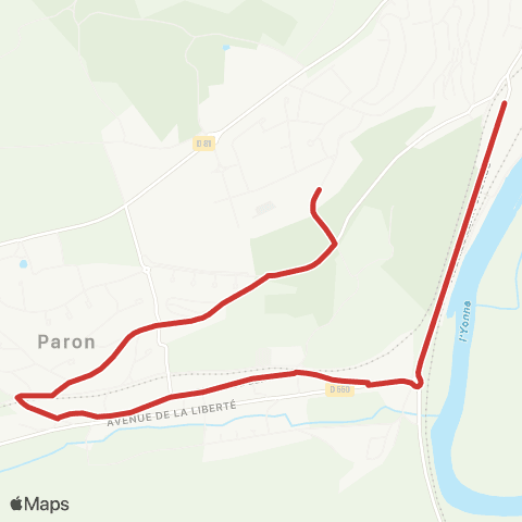 Intercom Paron Mairie - Complexe R. Treillé map