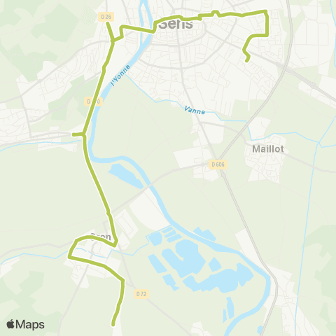 Intercom Gron les Épenards - Sens Champs Plaisants map