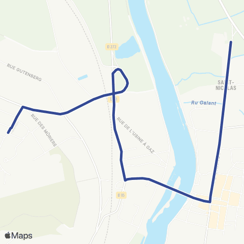 Intercom Sables Rouges - Sainfoins map