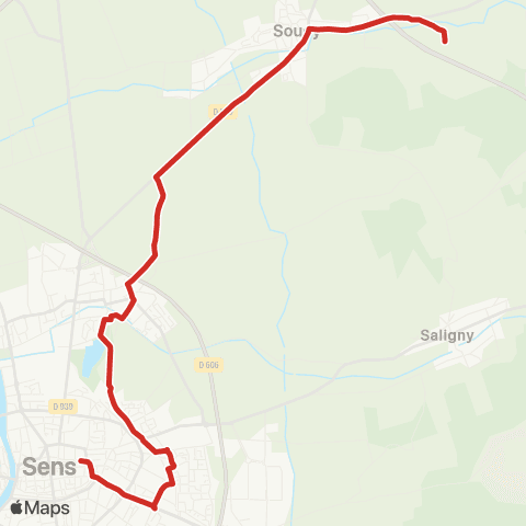 Intercom Grand Béon - Sens map