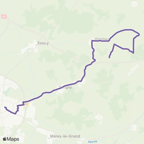 Intercom Voisines - Saligny - Sens map