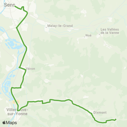 Intercom Veron - Sens map
