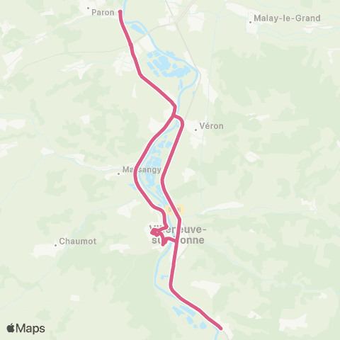 Intercom Armeau-Villeneuve sur Yonne map
