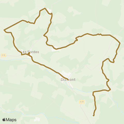 Intercom Dixmont-Dixmont map