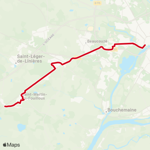 Irigo St-Martin Beau Soleil - Angers le Quai map