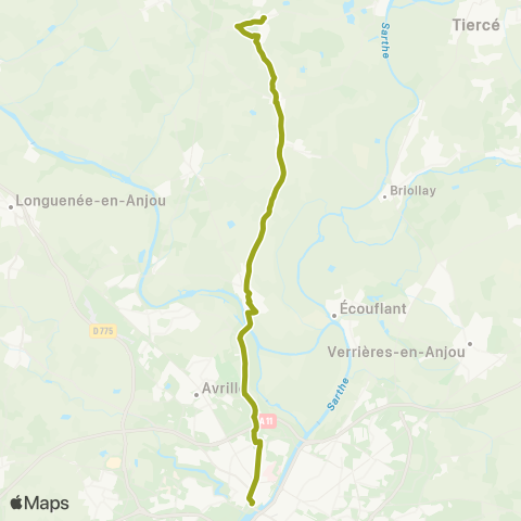 Irigo Ecuillé Mairie - Angers le Quai map