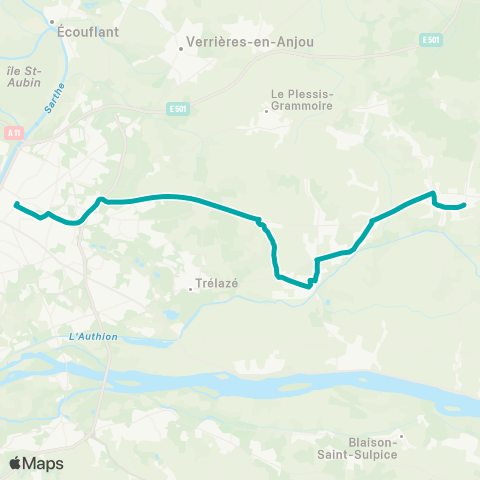 Irigo Corné Royale - Angers Hôtel de Ville map