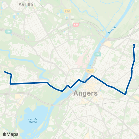 Irigo Monplaisir - Belle-Beille Campus map