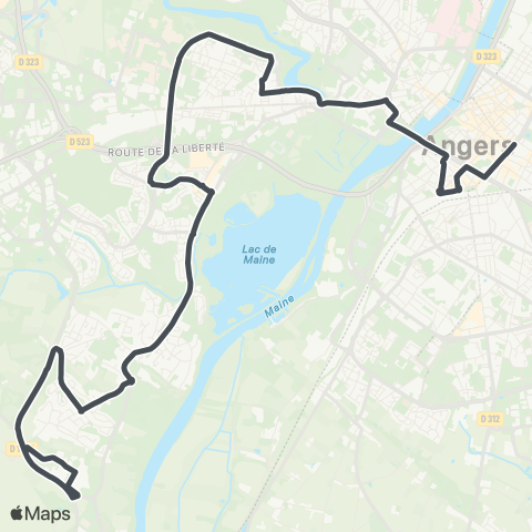 Irigo ESAT Brunelleries map