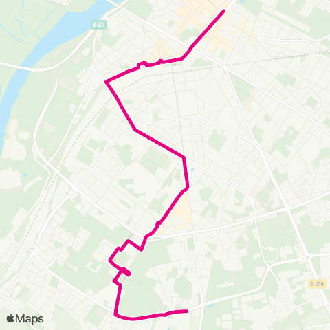 Irigo Roseraie / Belle-Beille Campus - Avrillé-Ardenne / Monplaisir map