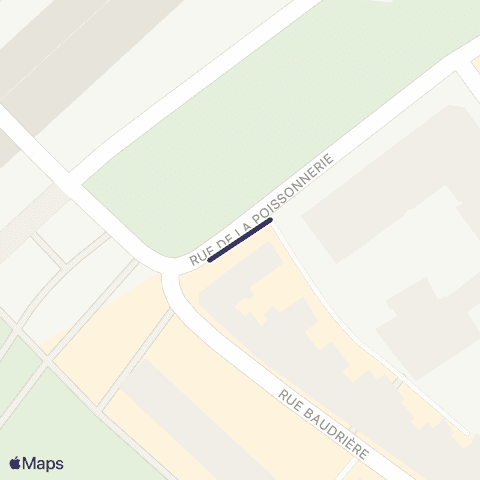 Irigo Ligne de Nuit - Angers Ouest map