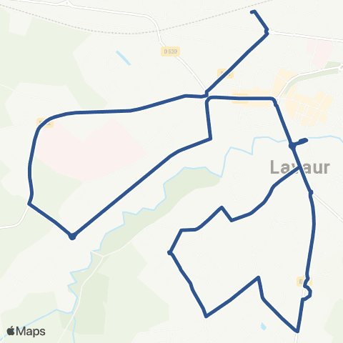 L'Isatis Gare SNCF – les Clauzades map