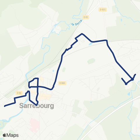 iSibus Rives de Bievre - CC. Leclerc map