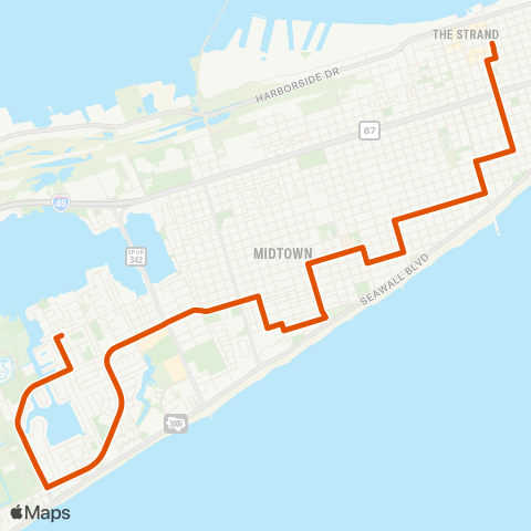 Island Transit 81st via Ave S & Stewart Rd map