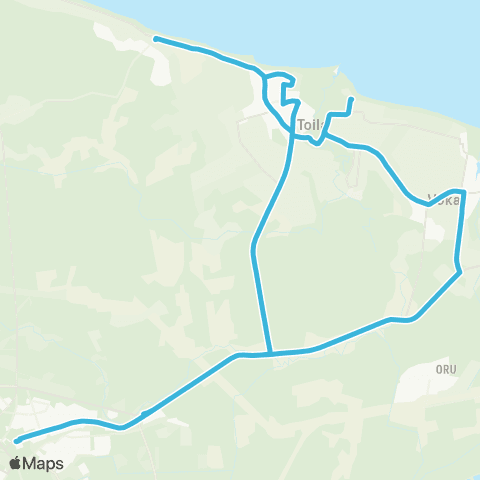 GoBus AS Jõhvi - Voka - Toila - Jõhvi map
