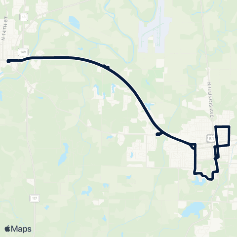 JAX Mass Transit Big Muddy map