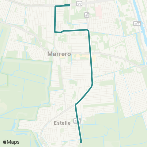 JP Transit Westbank Expressway map