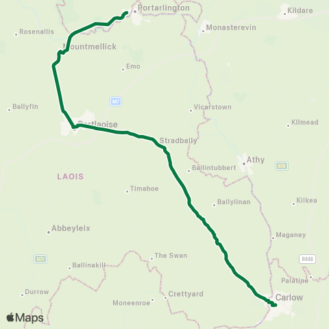 JJ Kavanagh IOT Carlow - Mountmellick map