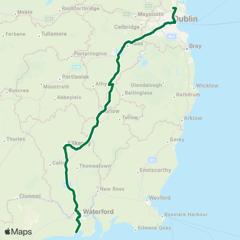 JJ Kavanagh Dublin Airport - WIT map