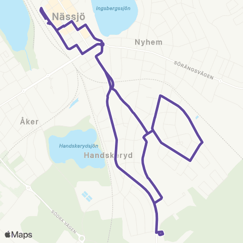 JLT 62 Ringlinje map