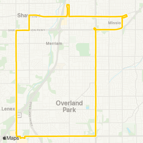 Johnson County United Link A map