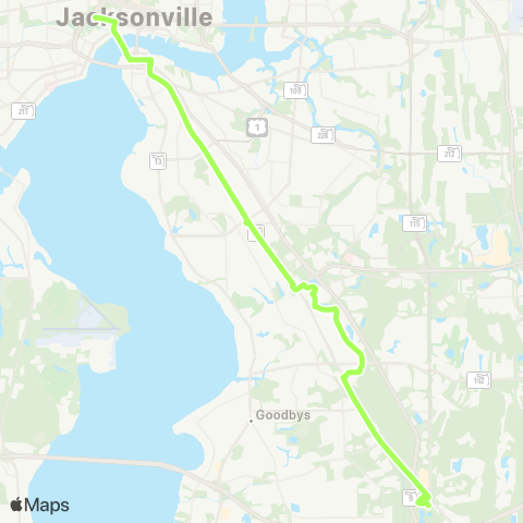 JTA Philips Hwy / Avenues map