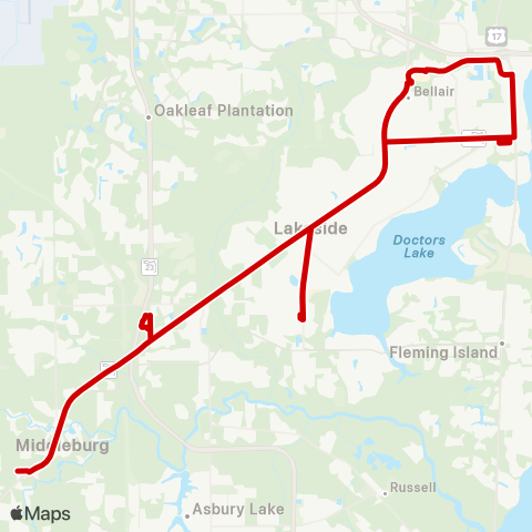 JTA Clay Flex Red Line map