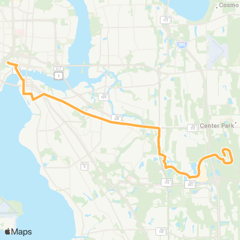 JTA Beach Blvd / Town Center map