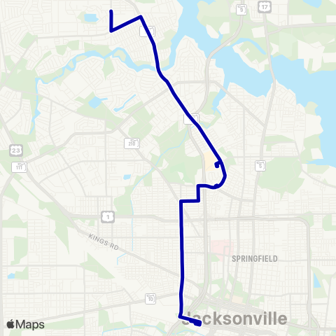 JTA Myrtle Ave / Lem Turner map